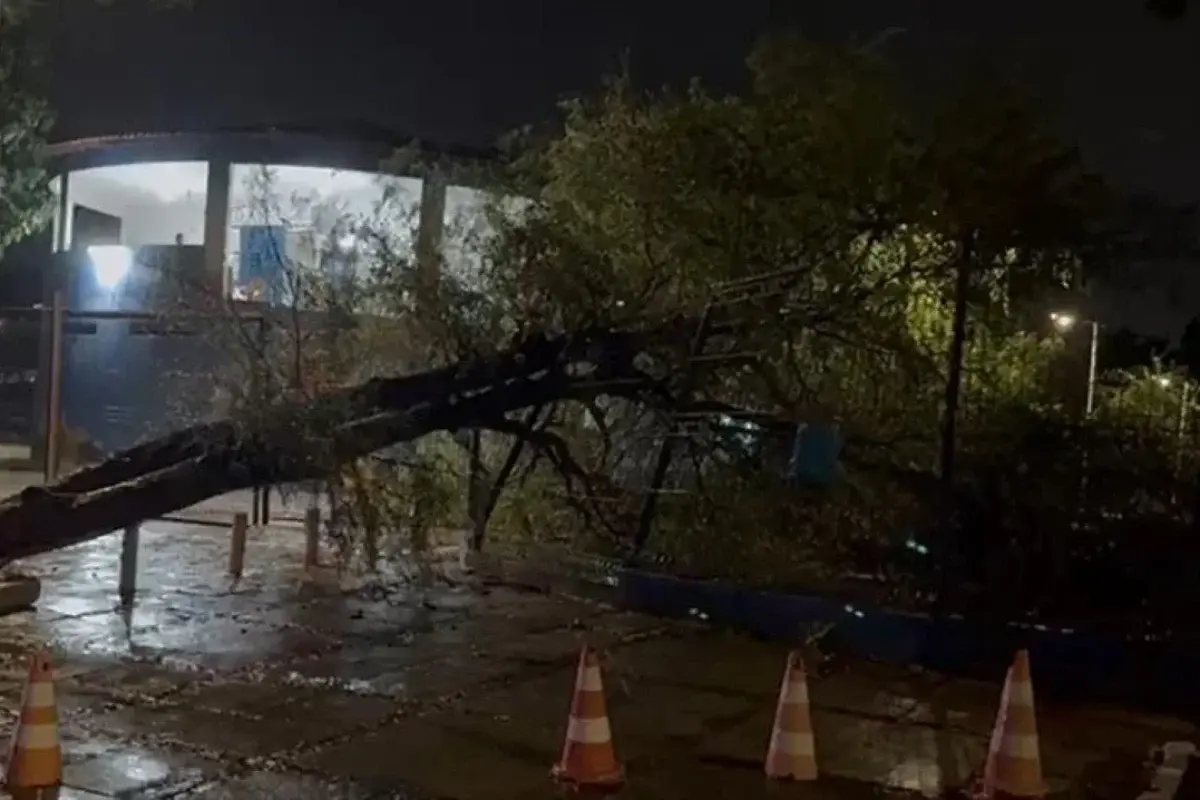 Chuvas intensas atingem Teresina e cidades do Piauí, com ventos fortes