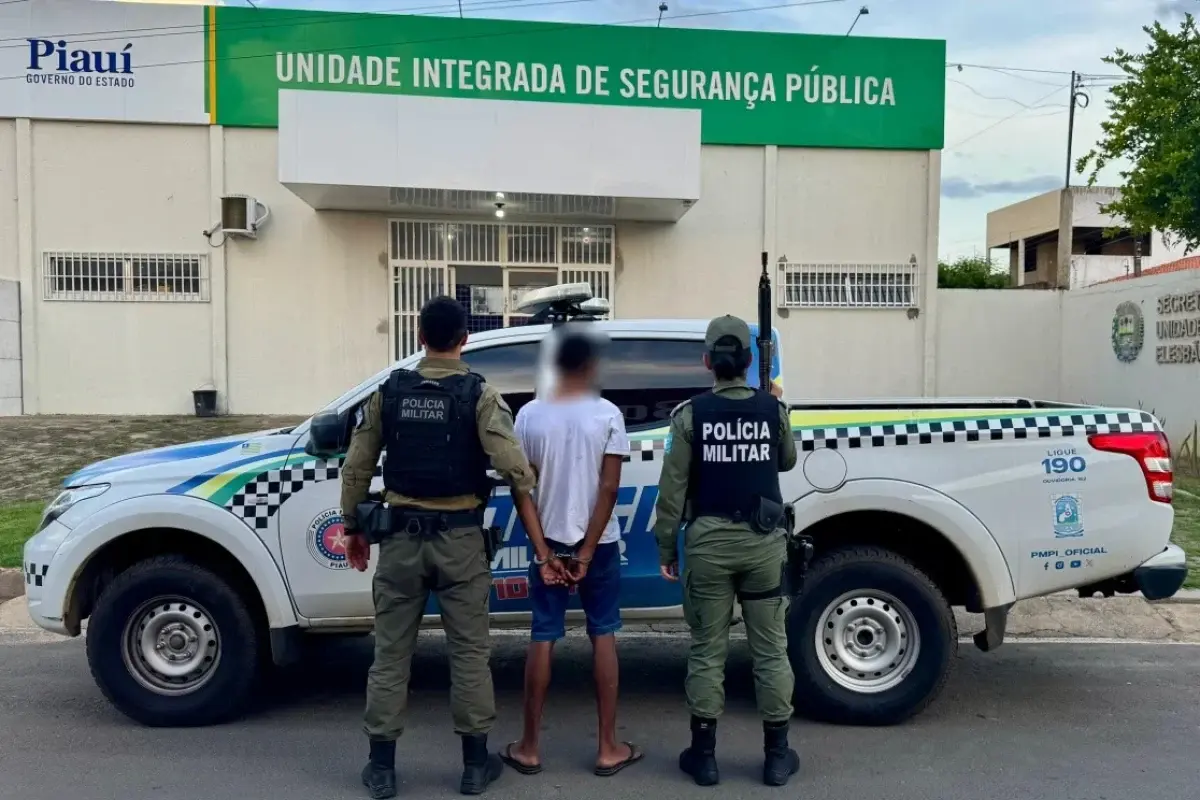 Homem é preso por violência doméstica, ameaças e porte de arma em Elesbão Veloso