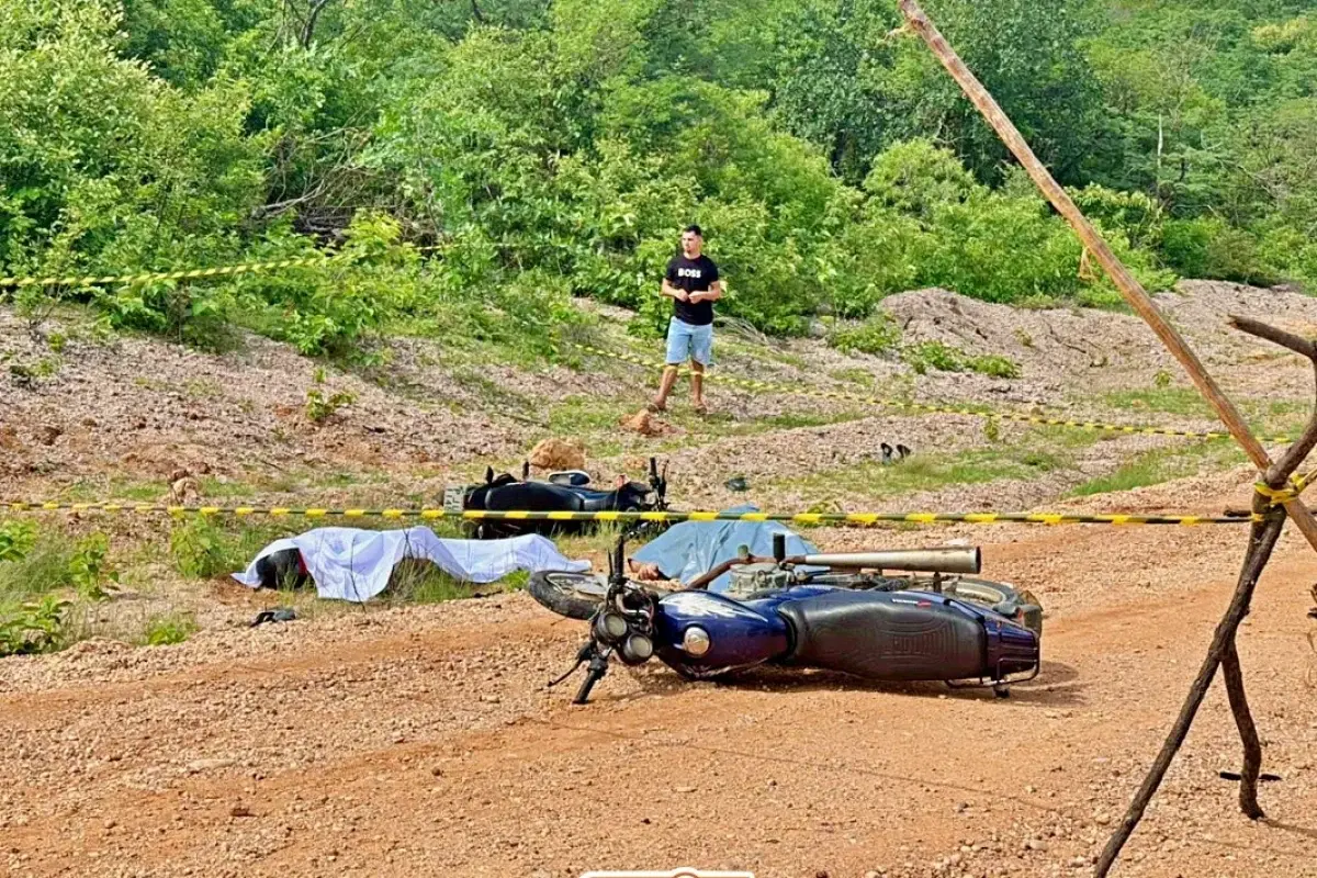 Tragédia na zona rural: colisão entre motos deixa dois mortos em Massapê do Piauí