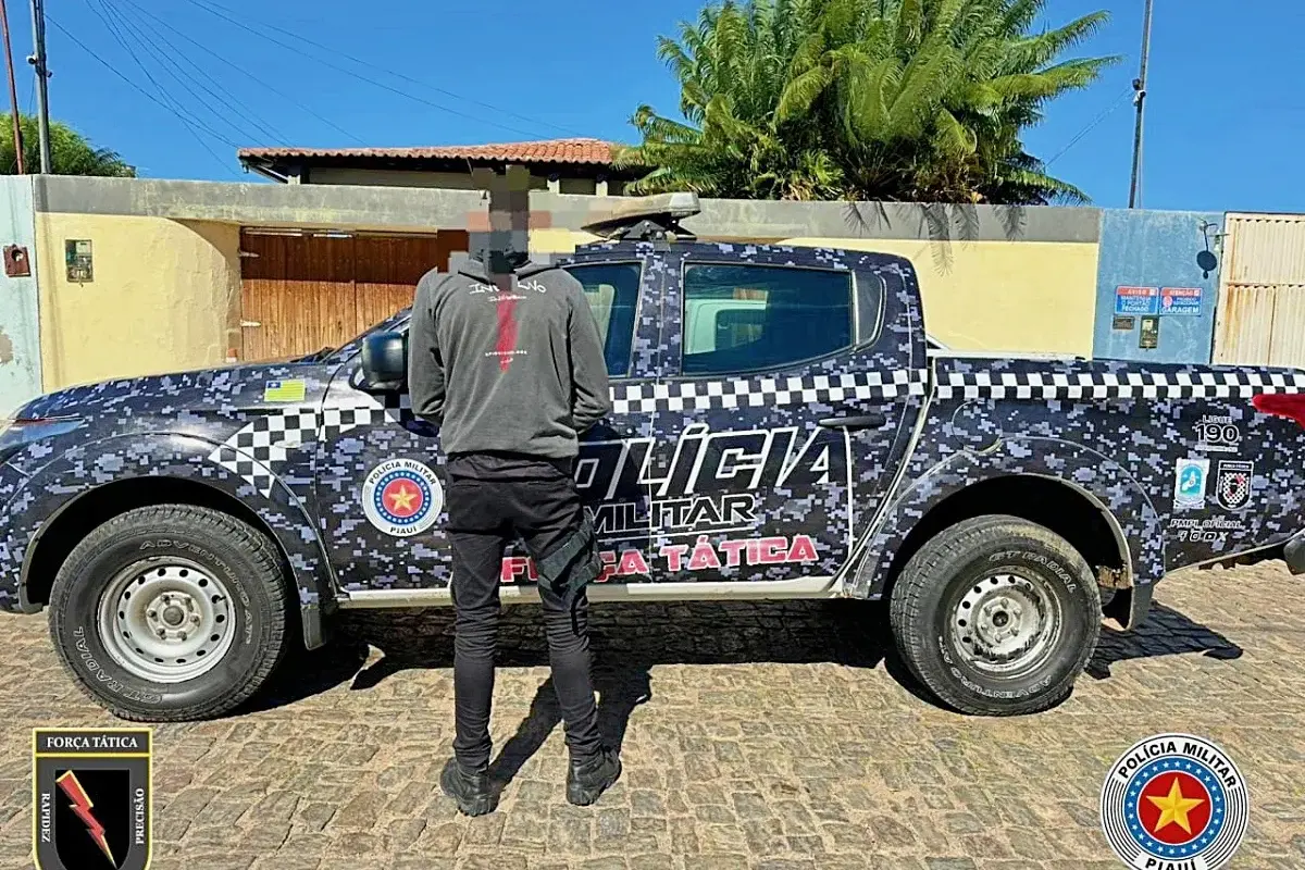  Homem é preso com munições e moto suspeita de clonagem no interior do Piauí