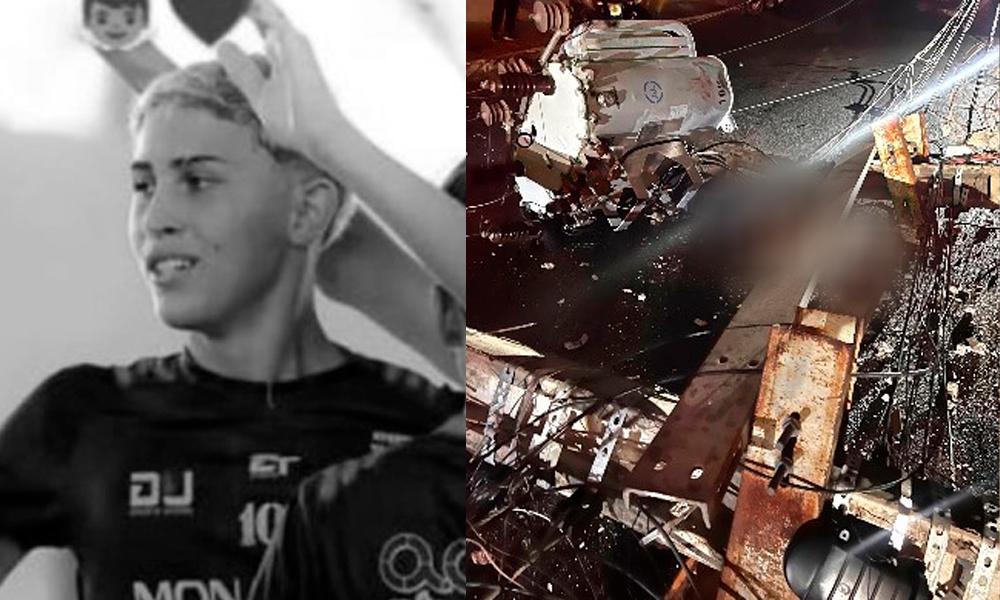 Adolescente de 15 anos morre após transformador cair sobre ele em grave acidente de moto na zona Sudeste de Teresina