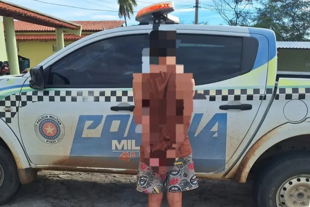 Homem é conduzido à delegacia após agredir funcionário de comércio no centro de Pio IX