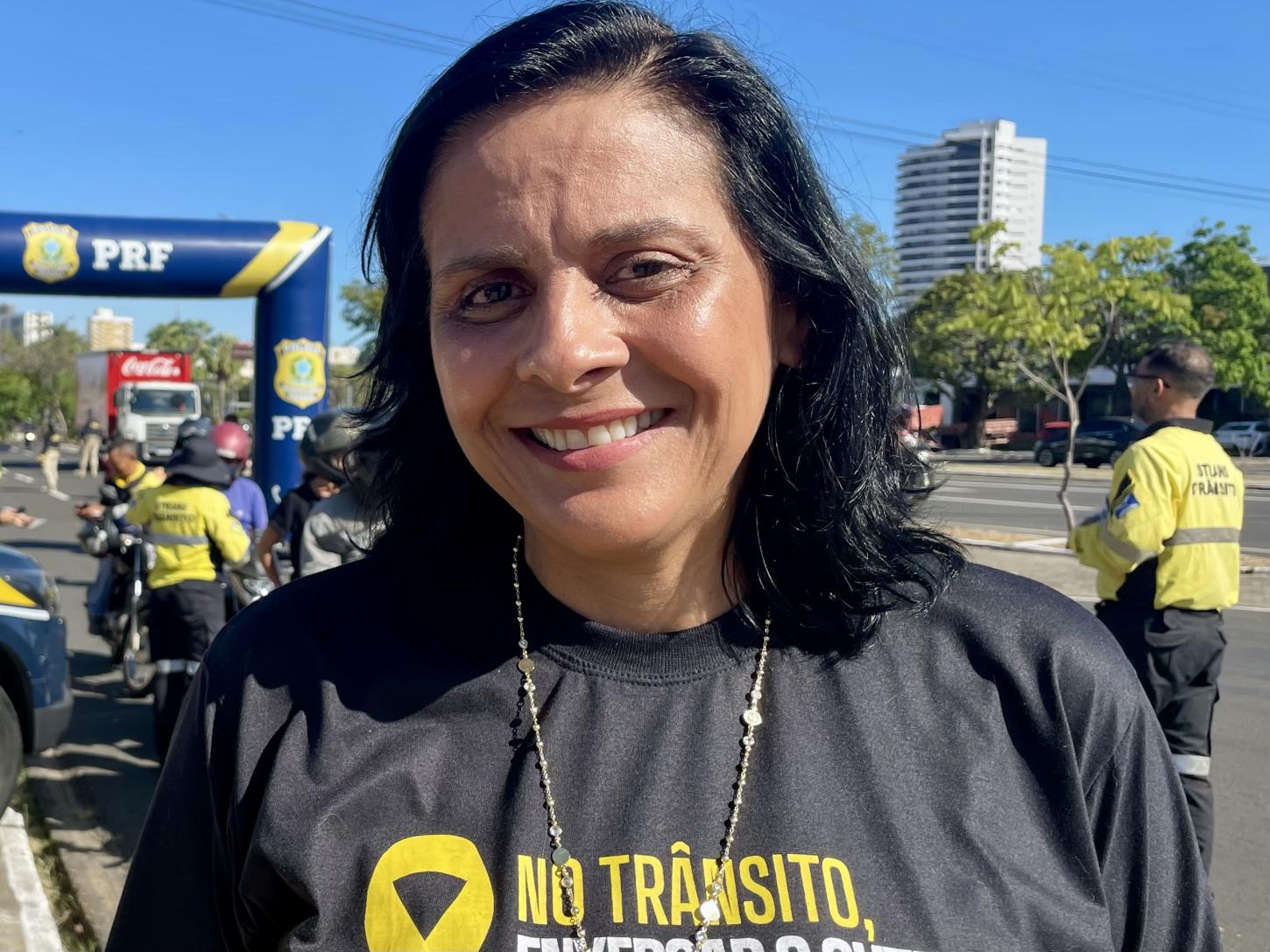 Gerente de Educação de Trânsito da Strans, Samira Mota