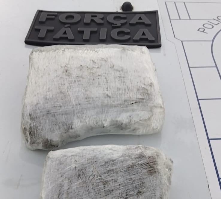 Tabletes de maconha são localizados pela PMPI na zona Norte de Teresina