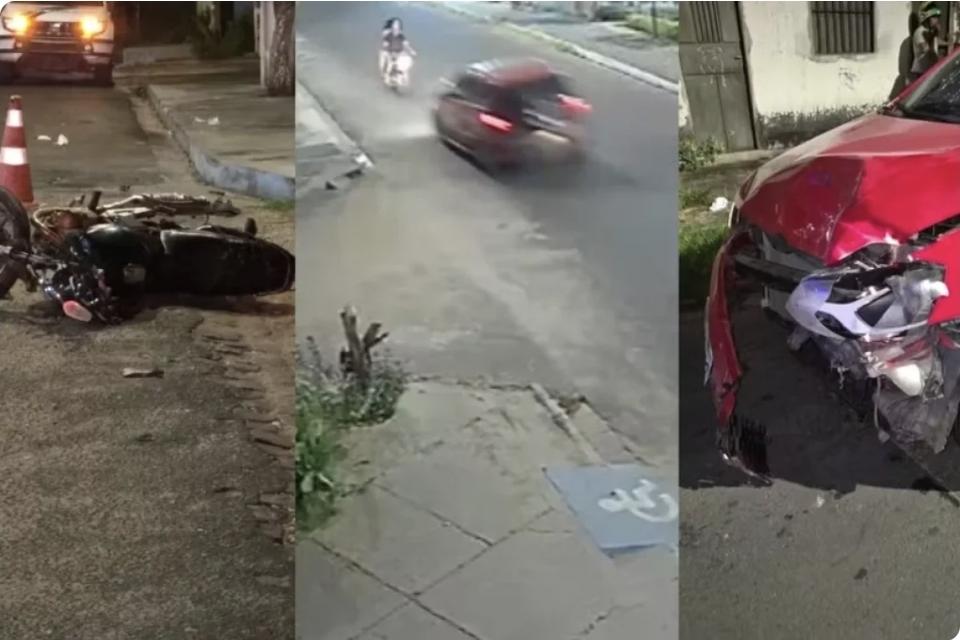 Motorista suspeito de embriaguez invade contramão e deixa policial penal em estado grave em Teresina
