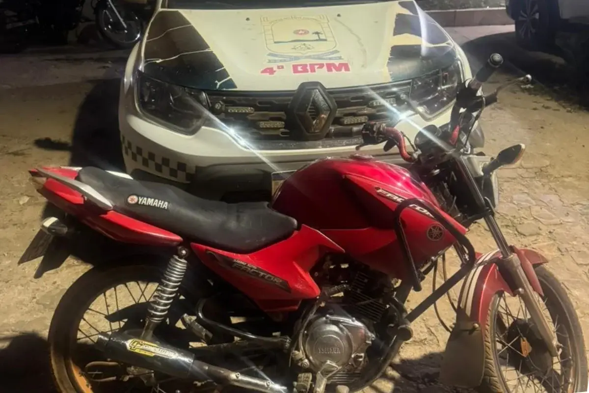 Polícia Militar recupera motocicleta furtada há mais de dois anos durante patrulhamento em Bocaina