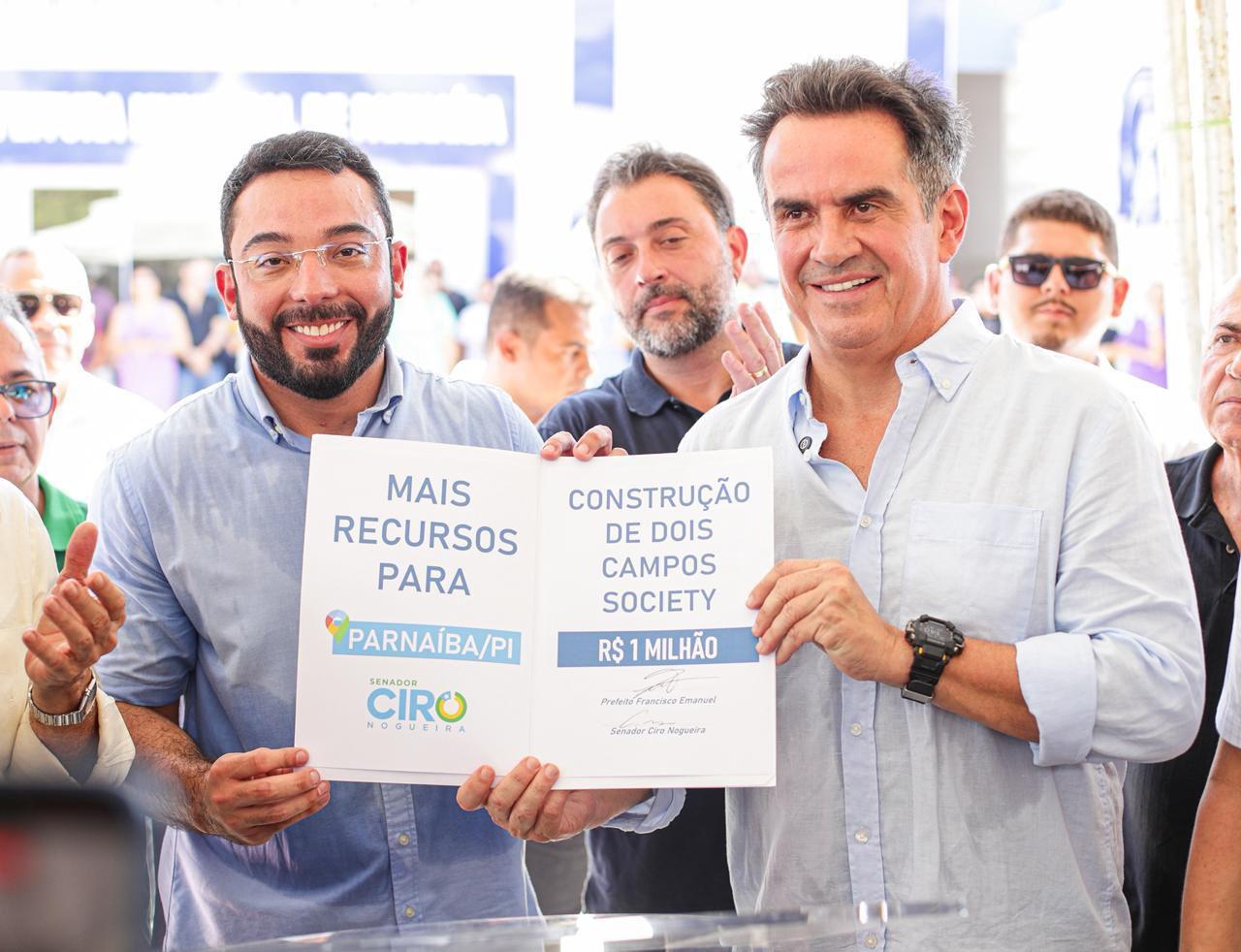 Um marco: Ciro Nogueira garante R$ 4,8 milhões e garante pavimentação de várias ruas em Parnaíba