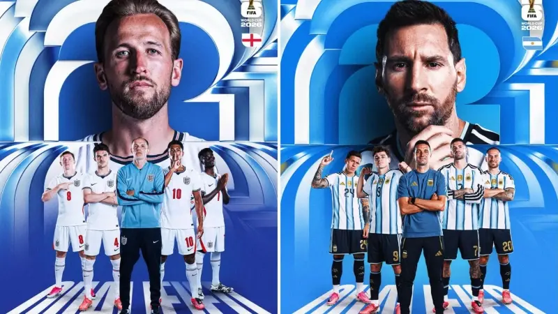 Inglaterra e Argentina decidem última vaga na final da Copa do Mundo nesta quarta-feira