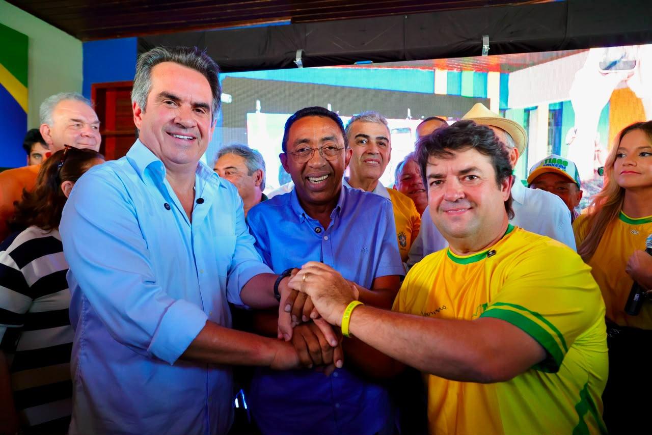 Joel Rodrigues e Ciro Nogueira confirmam adesão de Tiago Junqueira: “A palavra que eu prego é união”