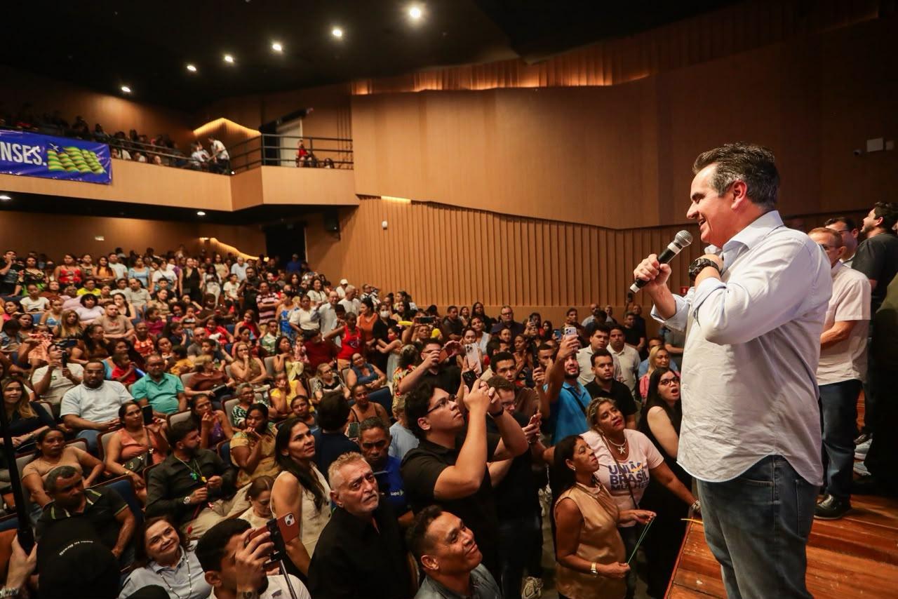 Senador Ciro Nogueira durante lançamento de pré candidatura de Geova Alencar