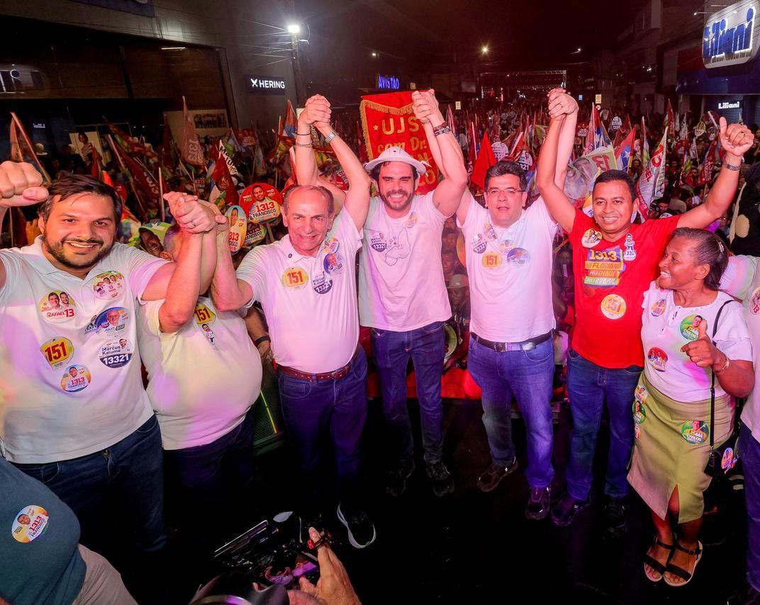 Floriano reúne 10 mil pessoas em lançamento de candidaturas com Rafael Fonteles