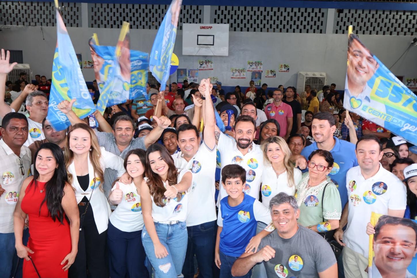 Grupo político de Fernando Aragão e Toninho de Caridade reúne mais de 1.500 pessoas em Teresina