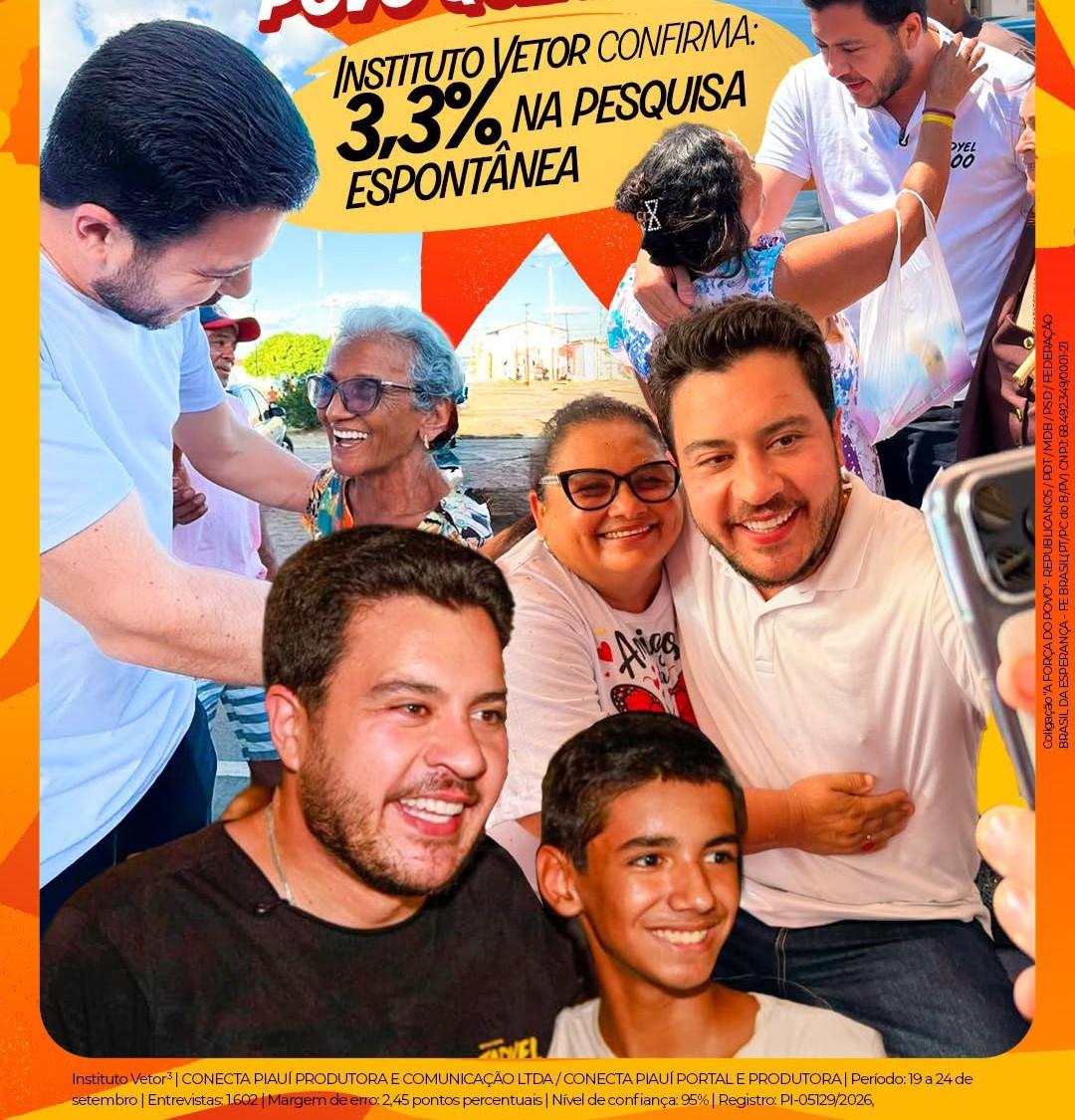 Jadyel Alencar aparece entre os cinco mais citados em pesquisa do instituto Vetor para deputado federal
