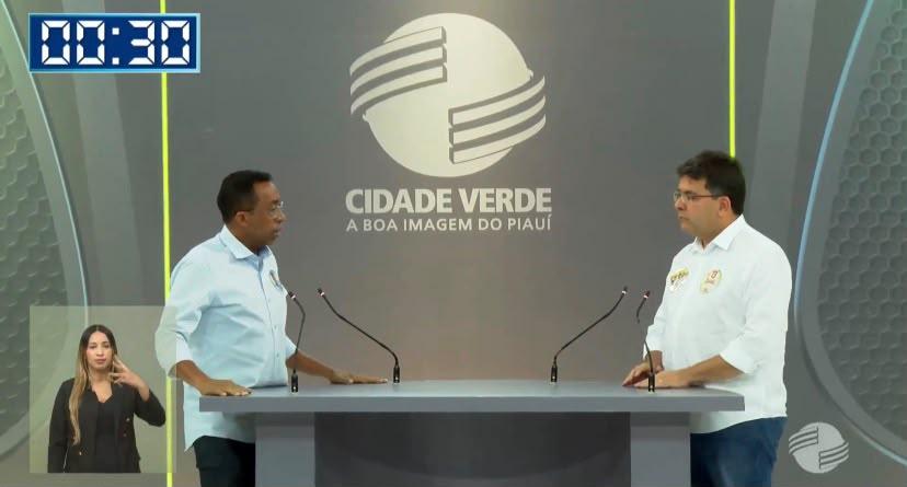 Joel confronta Rafael em debate: “Quantos piauienses estão por aí sofrendo na fila de regulação?”