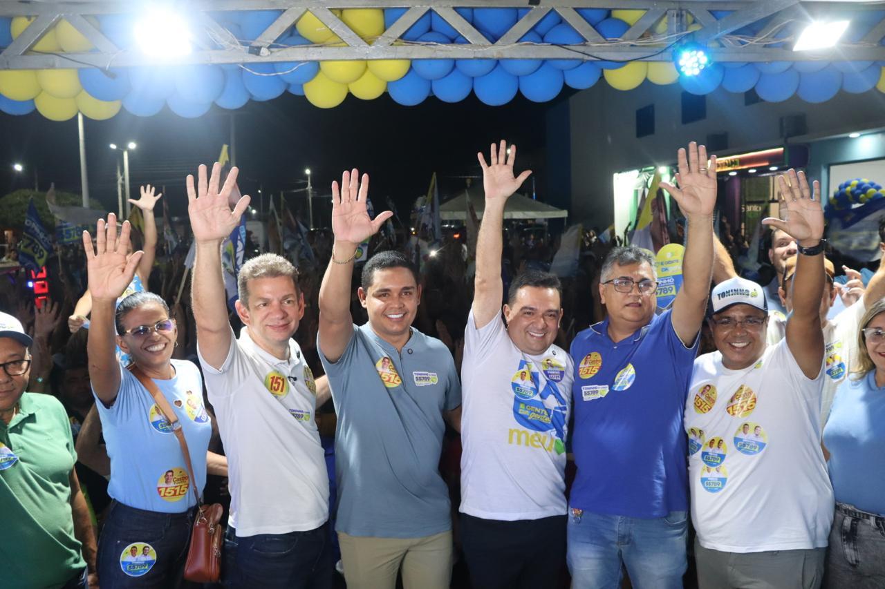Carreata, adesivaço e ato político reúnem apoiadores em Jaicós
