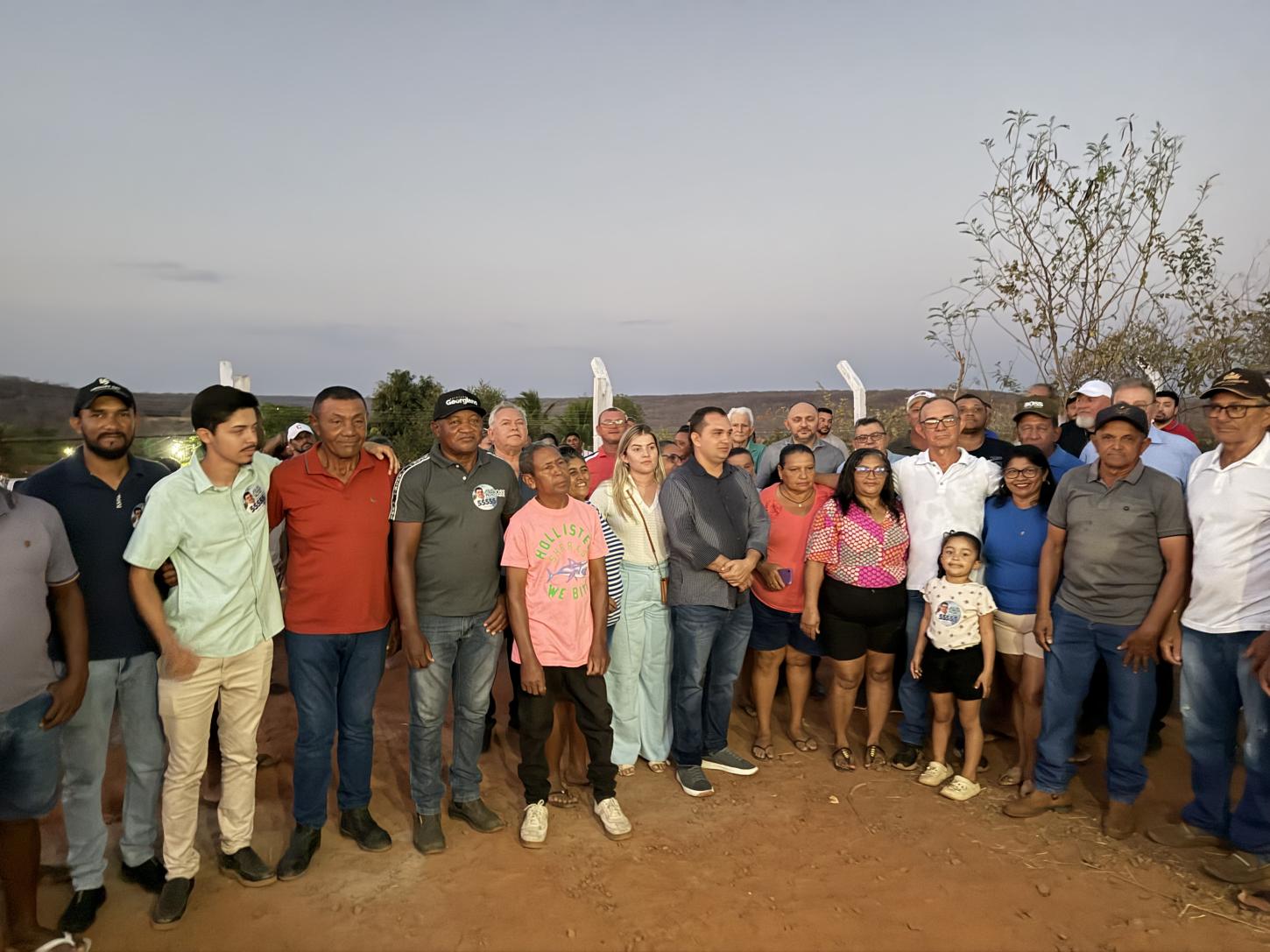 Inaugurações no povoado Lagoa de caridade zona rural de simplicio mendes
