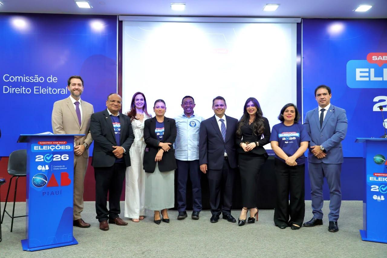 Joel participa de sabatina na OAB-PI e destaca parceria com a advocacia