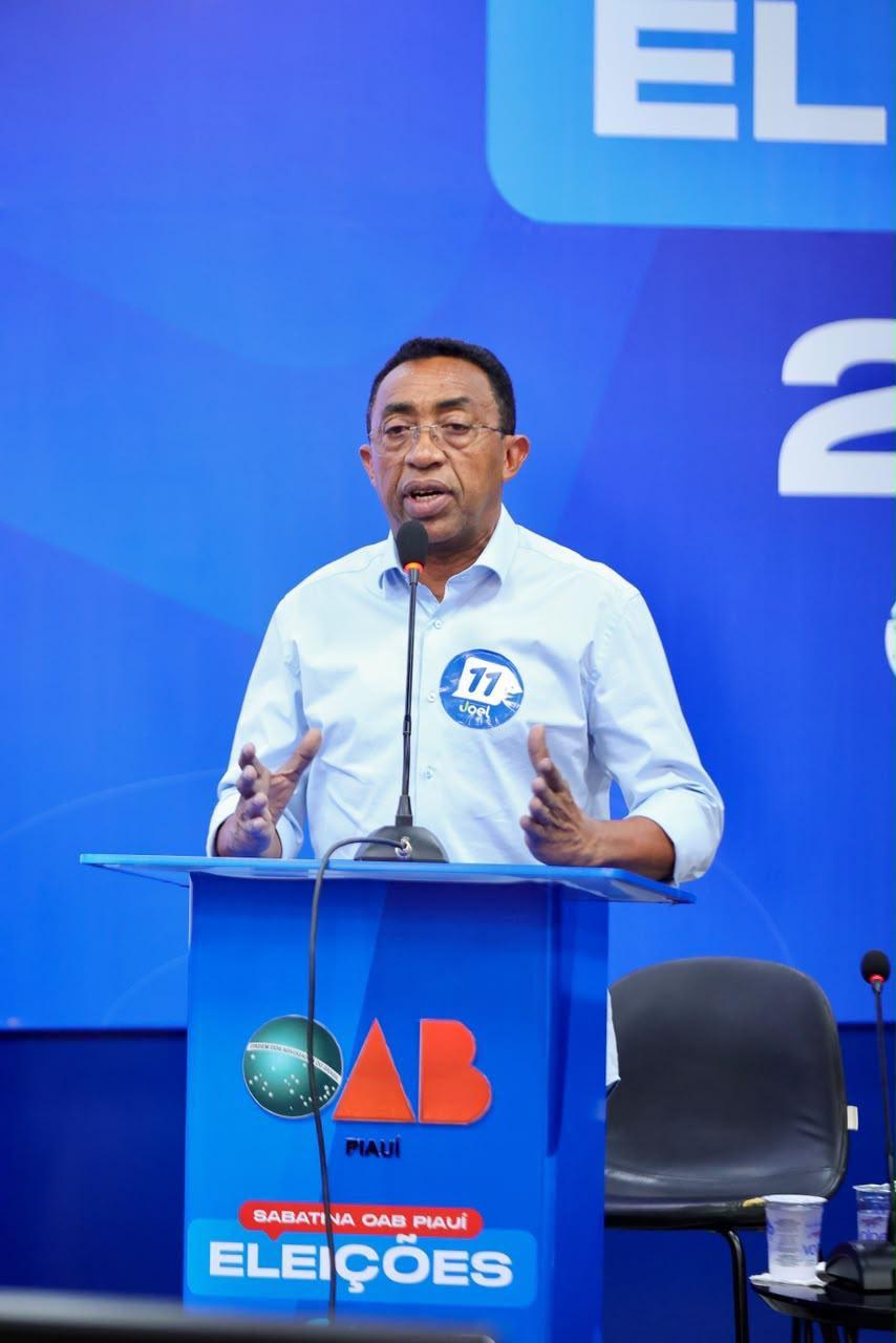 Joel participa de sabatina na OAB-PI e destaca parceria com a advocacia