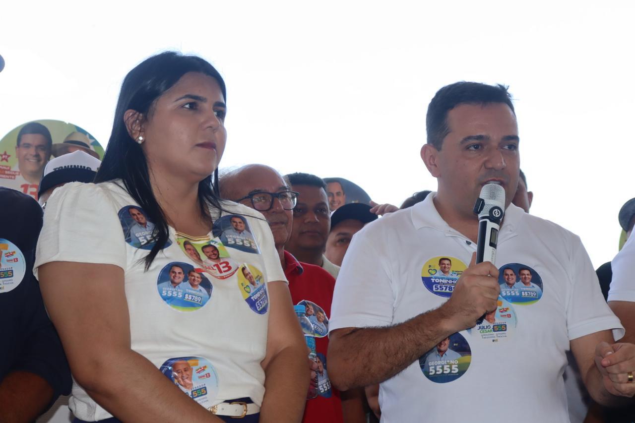 Adesivaço e carreata reúnem lideranças e apoiadores em Padre Marcos