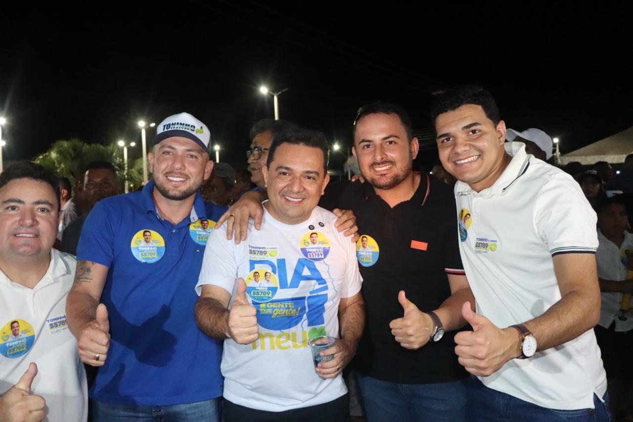 Carreata, adesivaço e ato político reúnem apoiadores em Jaicós