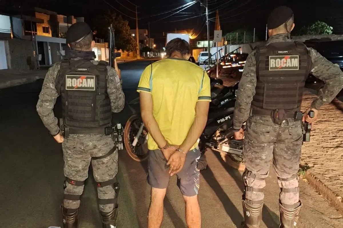 Suspeito é preso com ferramentas furtadas após abordagem da ROCAM no bairro Ipueiras em Picos