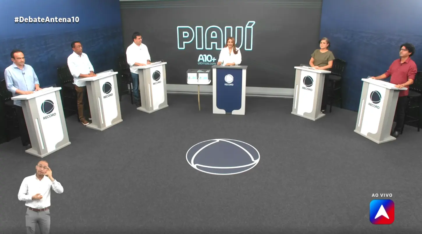 Candidatos ao Governo do Piauí apresentam propostas durante debate