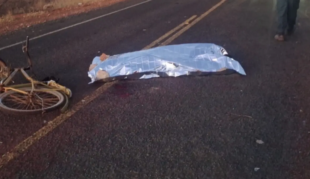 Ciclista de 60 anos morre após colisão entre bicicleta e motocicleta em Paulistana