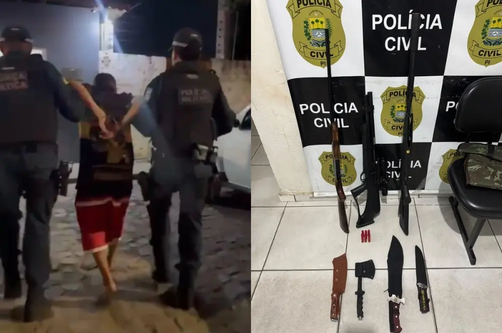 Homem é preso após agredir e ameaçar esposa na zona rural de Simplício Mendes