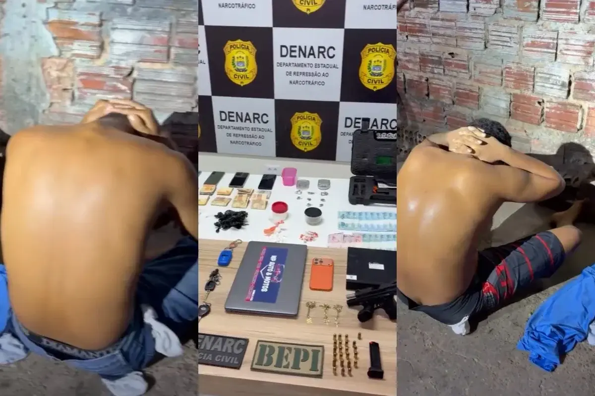 Operação do DENARC cumpre 20 mandados e apreende drogas, armas e munições em Teresina