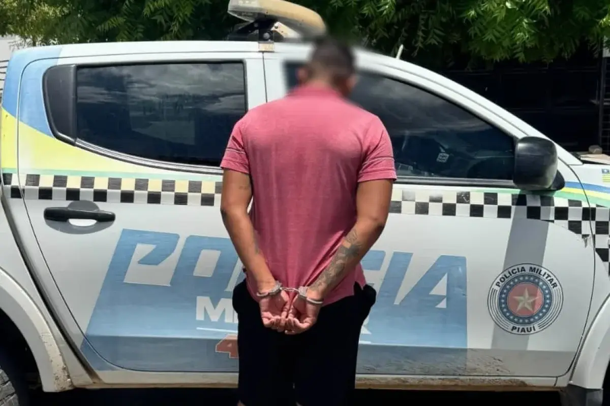 PM apreende droga, moto e celular com suspeito na PI-378 em Pio IX