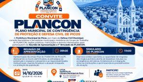 Prefeitura de Picos realiza apresentação do PLANCON e primeiro simulado de resposta a desastres