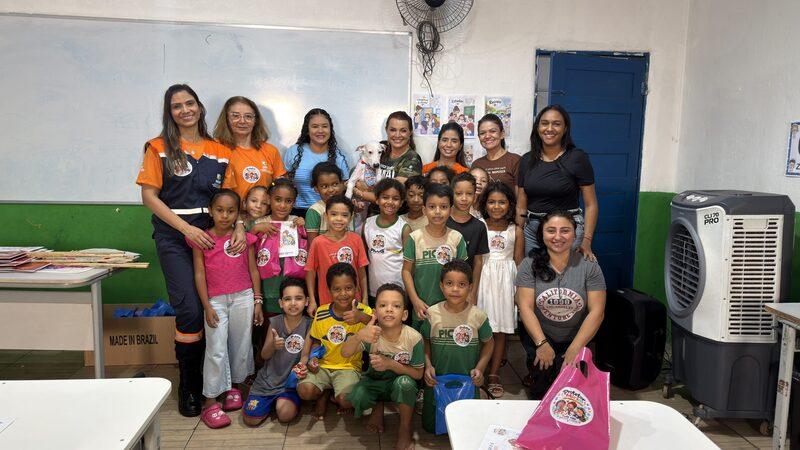 Programa Protetor Mirim chega à Escola Zeca Curica e trabalha cuidado com animais