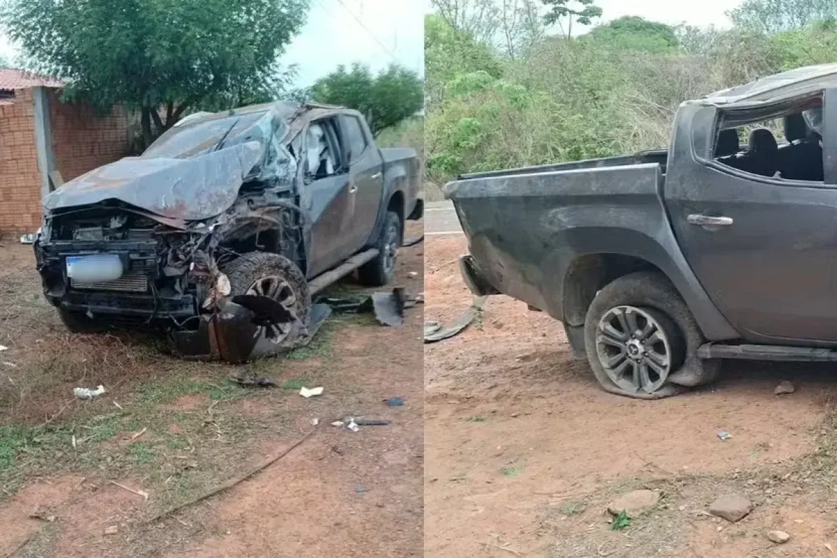 Jovem morre após carro capotar na zona rural de Santa Luz, no Piauí