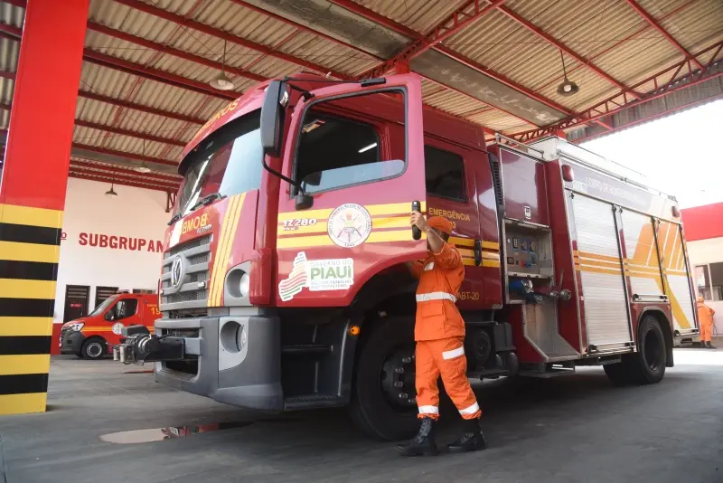 Corpo de Bombeiros atendeu em média uma ocorrência de incêndio por hora no Piauí em 2026