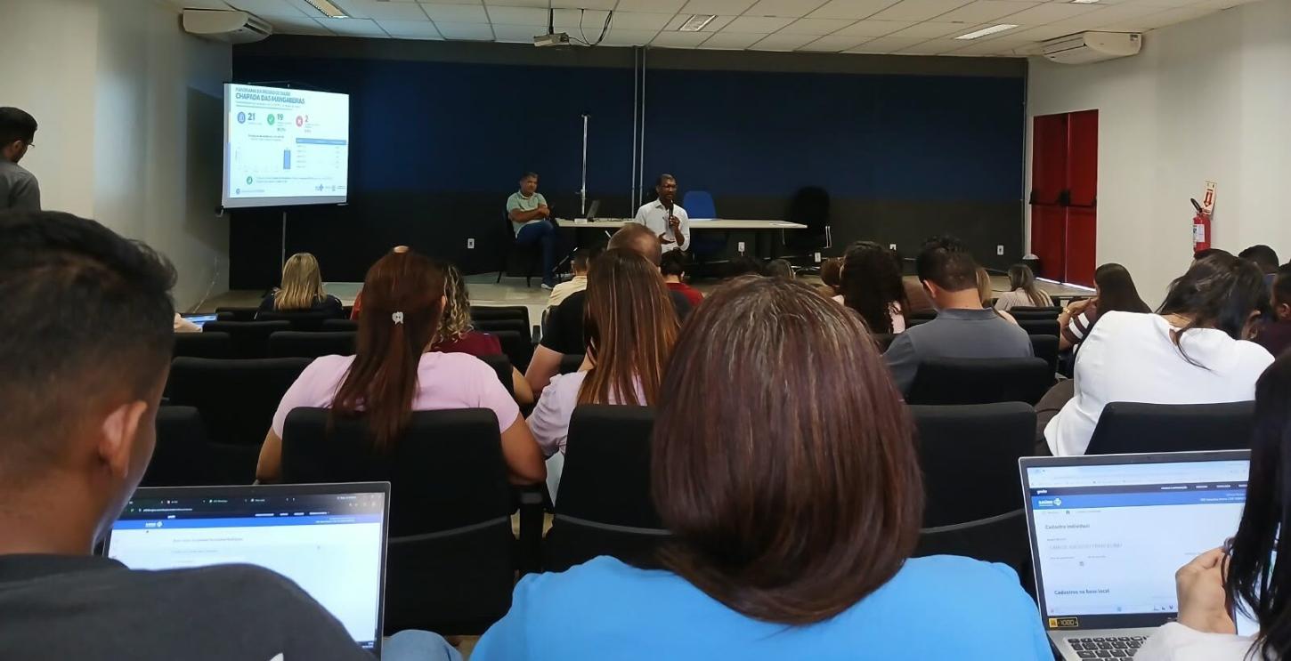 Saúde digital: Sesapi capacita técnicos e coordenadores da atenção primária da Chapada das Mangabeiras
