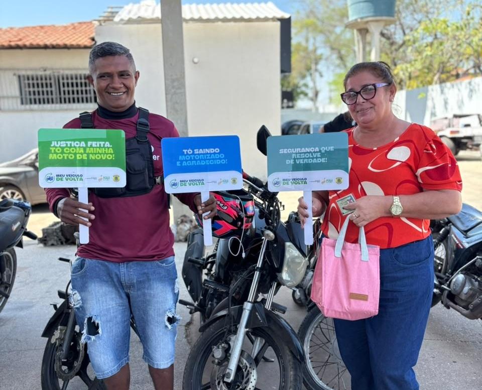 Segurança Pública devolve 13 veículos aos proprietários; neste ano 578 carros e motos já foram restituídos