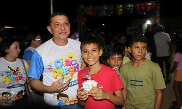 Aroeiras do Itaim realiza primeira edição do Dia da Alegria com centenas de crianças