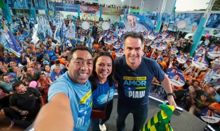Convenção de Joel Rodrigues e Ciro Nogueira reúne multidão e registra público além da capacidade do espaço
