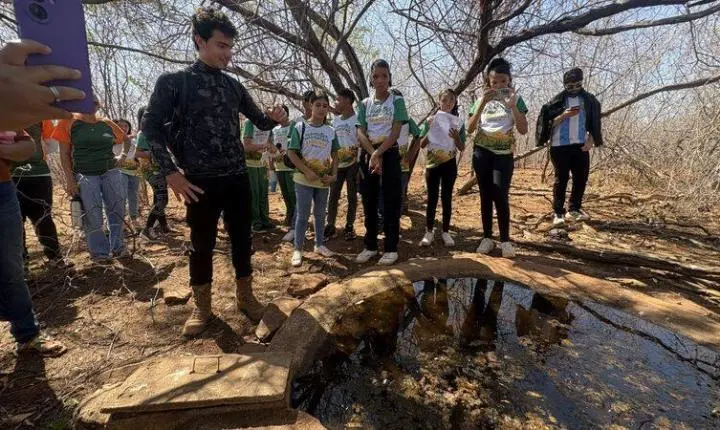 Guardiões Ambientais Mirins participam de trilha ecológica e aprendem sobre a caatinga e preservação ambiental
