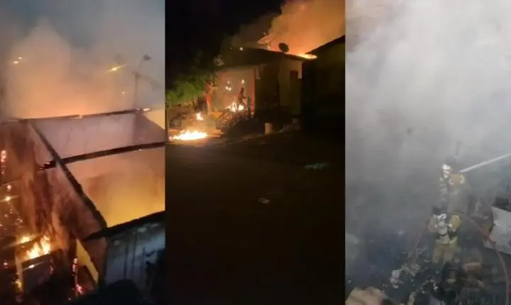 Incêndio de grandes proporções destrói residência de idosos no Piauí