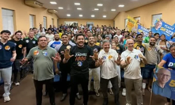Jadyel Alencar participa de encontro político em Teresina ao lado de Tiago Vasconcelos