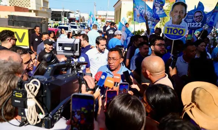 Joel e Ciro reúnem multidão em Picos e dizem que eleição será marcada por sentimento de mudança