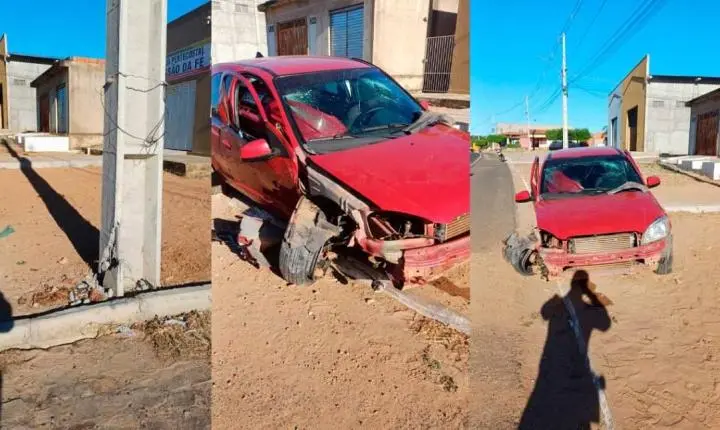 Jovem de 18 anos fica ferido após acidente na BR-230 em Oeiras