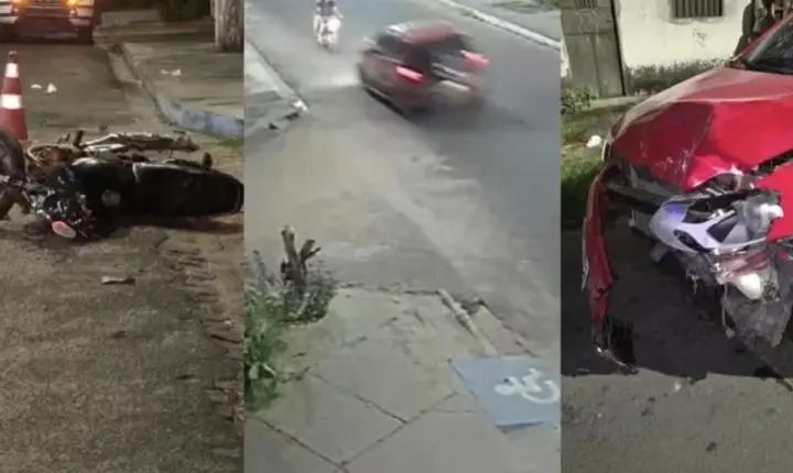 Motorista suspeito de embriaguez invade contramão e deixa policial penal em estado grave em Teresina