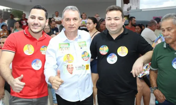 Naerton Moura reúne multidão em adesivaço com Severo Eulálio e Castro Neto em Sussuapara