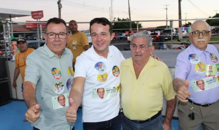 Naerton Moura reúne multidão em adesivaço com Severo Eulálio e Castro Neto em Sussuapara