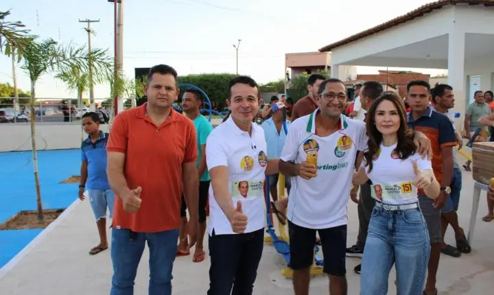 Naerton Moura reúne multidão em adesivaço com Severo Eulálio e Castro Neto em Sussuapara