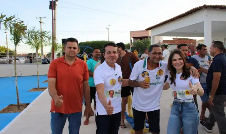 Naerton Moura reúne multidão em adesivaço com Severo Eulálio e Castro Neto em Sussuapara