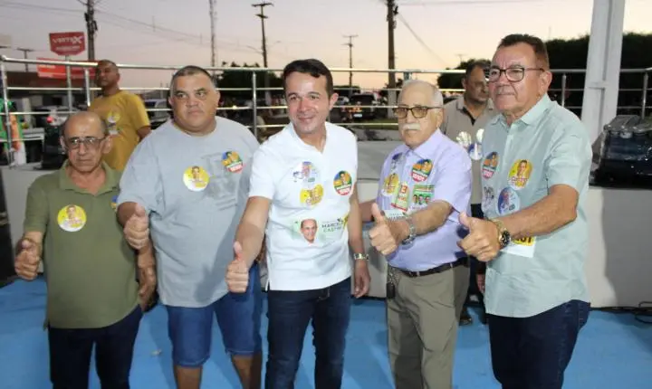 Naerton Moura reúne multidão em adesivaço com Severo Eulálio e Castro Neto em Sussuapara