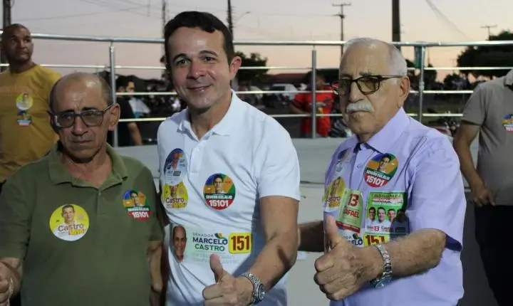 Naerton Moura reúne multidão em adesivaço com Severo Eulálio e Castro Neto em Sussuapara